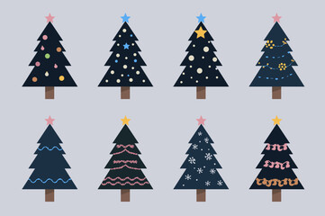 Stylized Xmas Tree Graphics