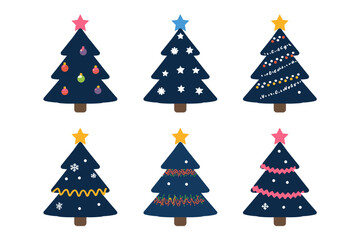 Modern Green Christmas Tree Designs Collection