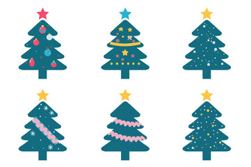 Stylized Xmas Tree Graphics
