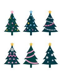 Stylized Xmas Tree Graphics