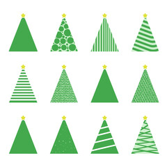Modern Green Christmas Tree Designs Collection
