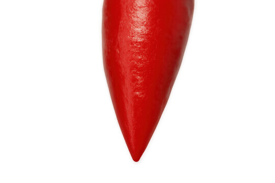 Spicy red chili pepper adding heat and flavor to culinary dishes on a transparent background