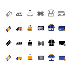 Store, Shopping and E-commerce Icon