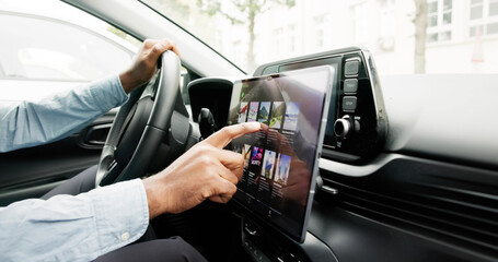 Black Man Driving Car © Andrey Popov