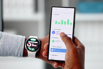 Digital Health Monitoring App Tracks Heart Rate And Fitness Levels