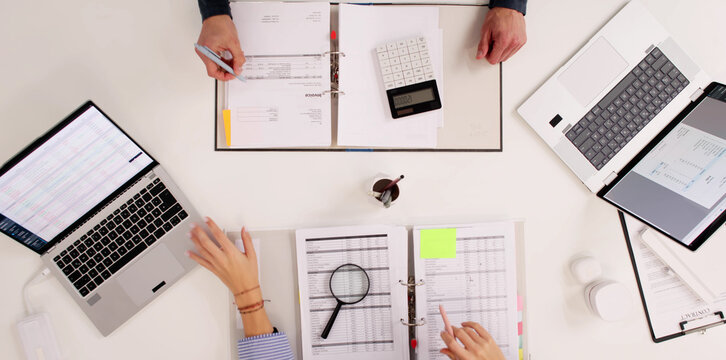 Top Male Accountant Doing Budget Compliance Work