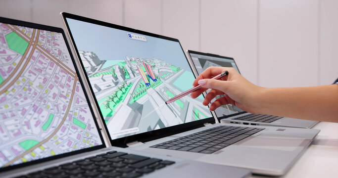 Engineer Uses GIS Software To Inspect Construction Project