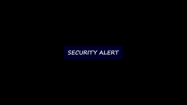 Connectivity Security Alert Icon with Red Digital Disconnection Signal and Pixel Interference on Black Background.