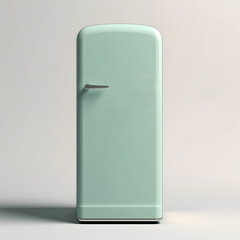 vintage refrigerator, fridge door isolated background.