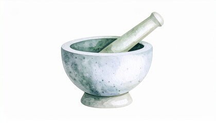 Stone Mortar and Pestle