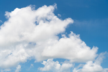 Obraz premium Cloudy sky view. Cloud drifting. Cloudy atmospheric backdrop. Morning sky with cloud. Sky and cloud formation. Weather cloudscape. Sky filled with cloud. Overcast scene. Morning view