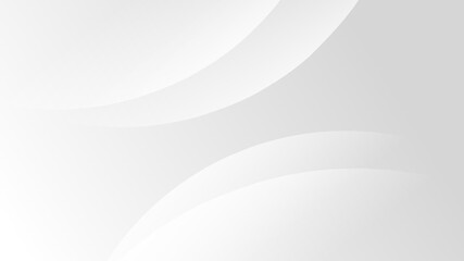 Minimalist abstract background with subtle light gray and white curved layers. Clean, professional design for corporate branding or web.