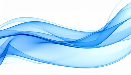 Naklejka premium Abstract blue wave background design with flowing lines and smooth curves, modern graphic element for technology, business, or art projects