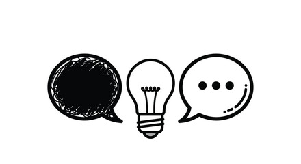 Brainstorming idea lightbulb creative thinking problem solving