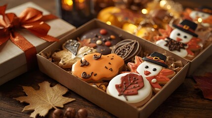 christmas cookies and gifts
