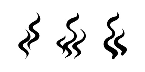 Naklejka premium Abstract Swirling Steam Wisps with Transparent Background