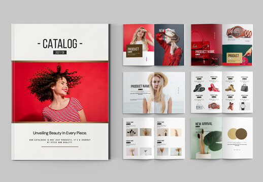 Modern Product Catalog Design Template