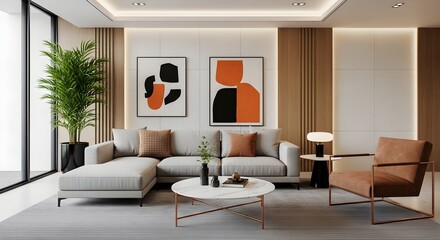 Modern Minimalist Living Room