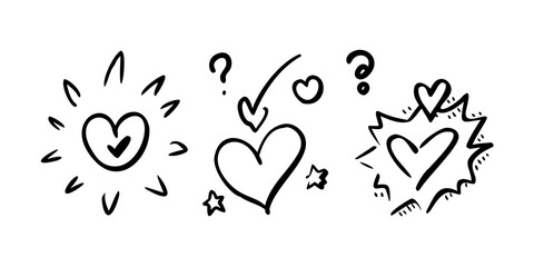 Comic Book Style Heart Explosion love romance