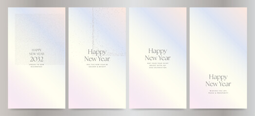 Happy New Year Background Templates for Social Media Posts, NYE Invite, Invitation, Banner & Flyer Layout