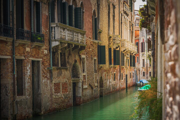 Beautiful historic canals in Venice