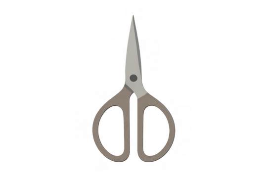 Pair of professional tailoring scissors illustrating cutting, trimming, and crafting applications