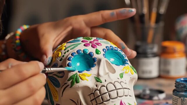 Painting a Sugar Skull: Day of the Dead Art