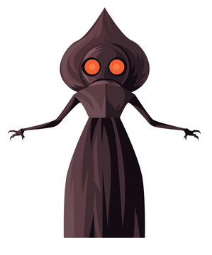 flatwoods monster cryptid with spade head