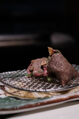 Wagyu, Teppanyaki, Japanese Cooking stock photo