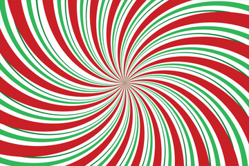 Christmas Peppermint Swirl Background VEctor