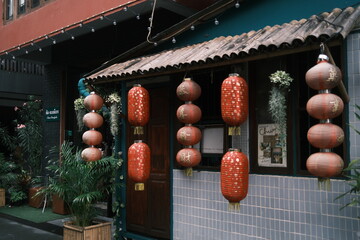 easter eggs in a basket