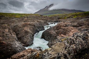 Wanderung durch die Landschaft von Grönland