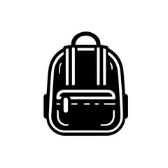 School Bag Vector Illustration, Stylish Student Backpack Design
