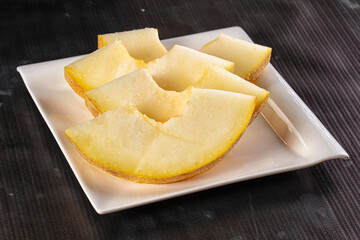 Fresh ripe sweet juicy melon