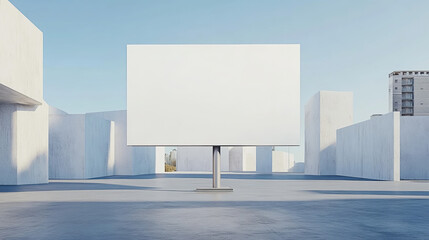 Realistic Outdoor Sign and Adhesive Post Collection
