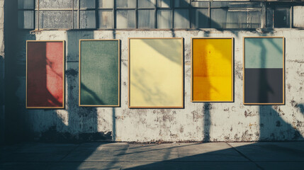 Realistic Outdoor Sign and Adhesive Post Collection
