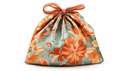 Compact drawstring shopping bag with a stylish design
