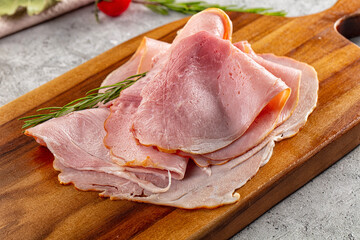 Italian delicous prosciutto pork meat