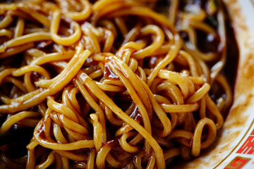 jajangmyeon, black bean sauce noodles