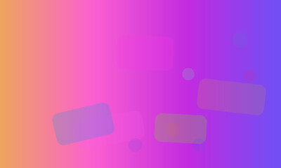 Soft gradient background with rounded rectangles and circles