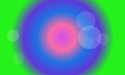 Vibrant abstract background with colorful circles and bokeh effect