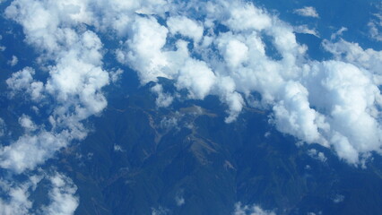 beautiful blue sky and cloud