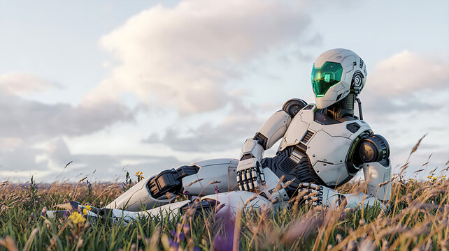 Old gas mask and soldier with a gun in the grass on a winter mountain adventure hiking with a backpack