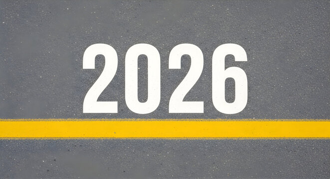 Looking forward to 2026 with optimism and a clear path ahead, representing future planning, goal setting, and strategic vision for success