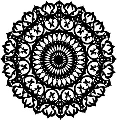 Geometric Symmetrical Mandala Design