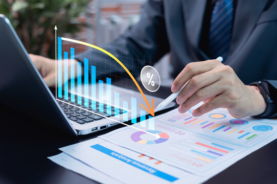Business finance and budgeting concept showing cost management, savings, and profit optimization. Ideal for accounting, expense tracking, investment strategy, and financial planning visuals.