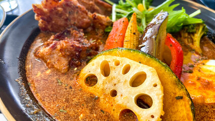 彩り野菜のスープカレー