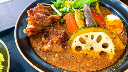 彩り野菜のスープカレー