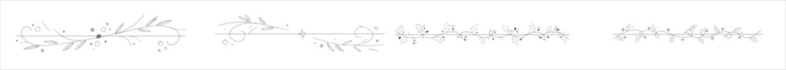 Collection of decorative arrows and ornamental dividers and flourish elements for graphic design.
vector illustration.