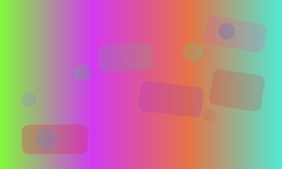 Abstract gradient background with soft geometric shapes and circles